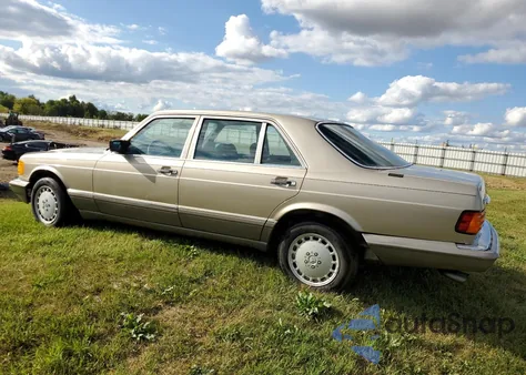 1986 Mercedes-Benz 420 Sel из США, поврежденный, VIN WDBCA35D2GA246302